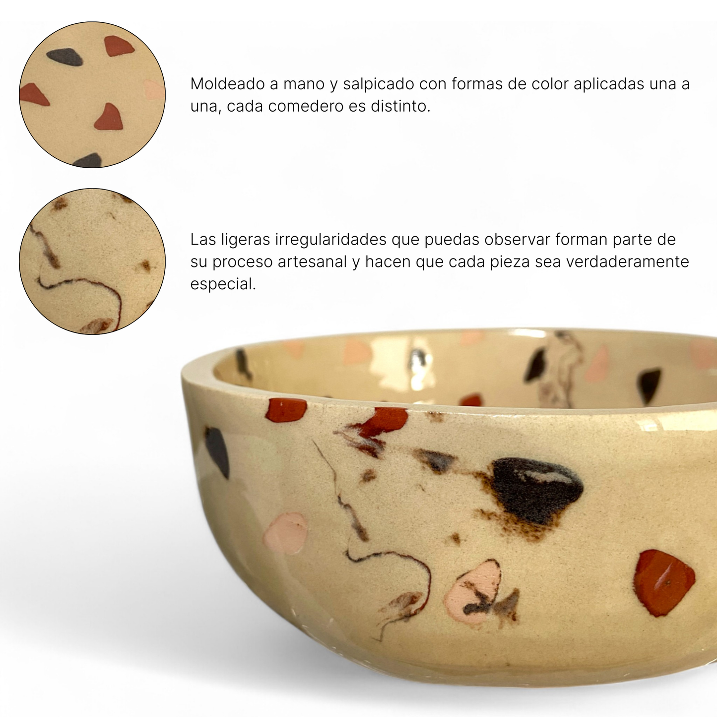 Comedero de cerámica – Motta