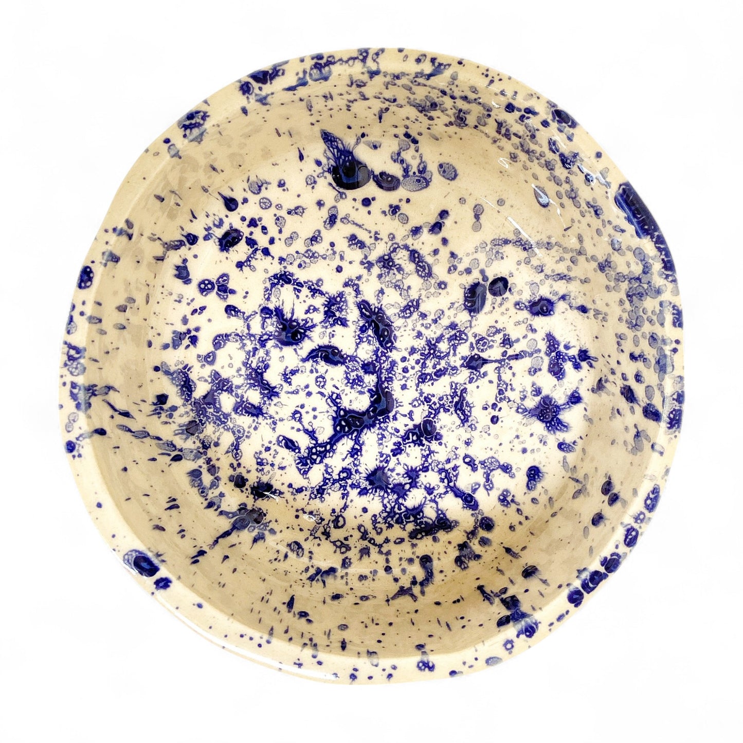 Cuenco de loza artesanal – Edición Moteada Natural