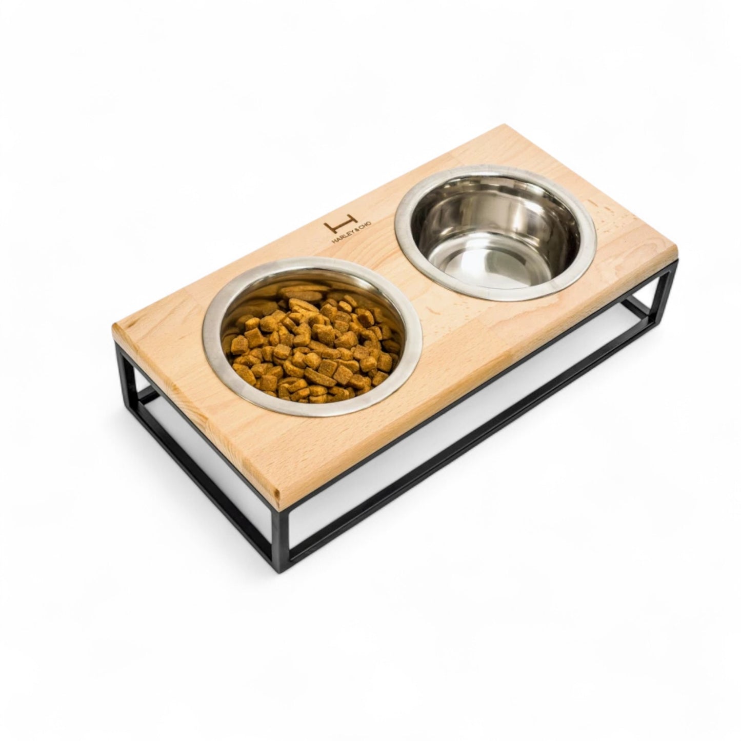 Set de Comederos Elevados – Lunch Bar Wood