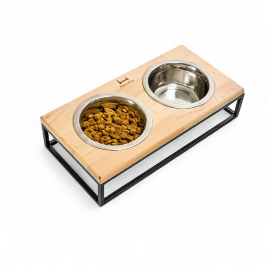 Set de Comederos Elevados – Lunch Bar Wood